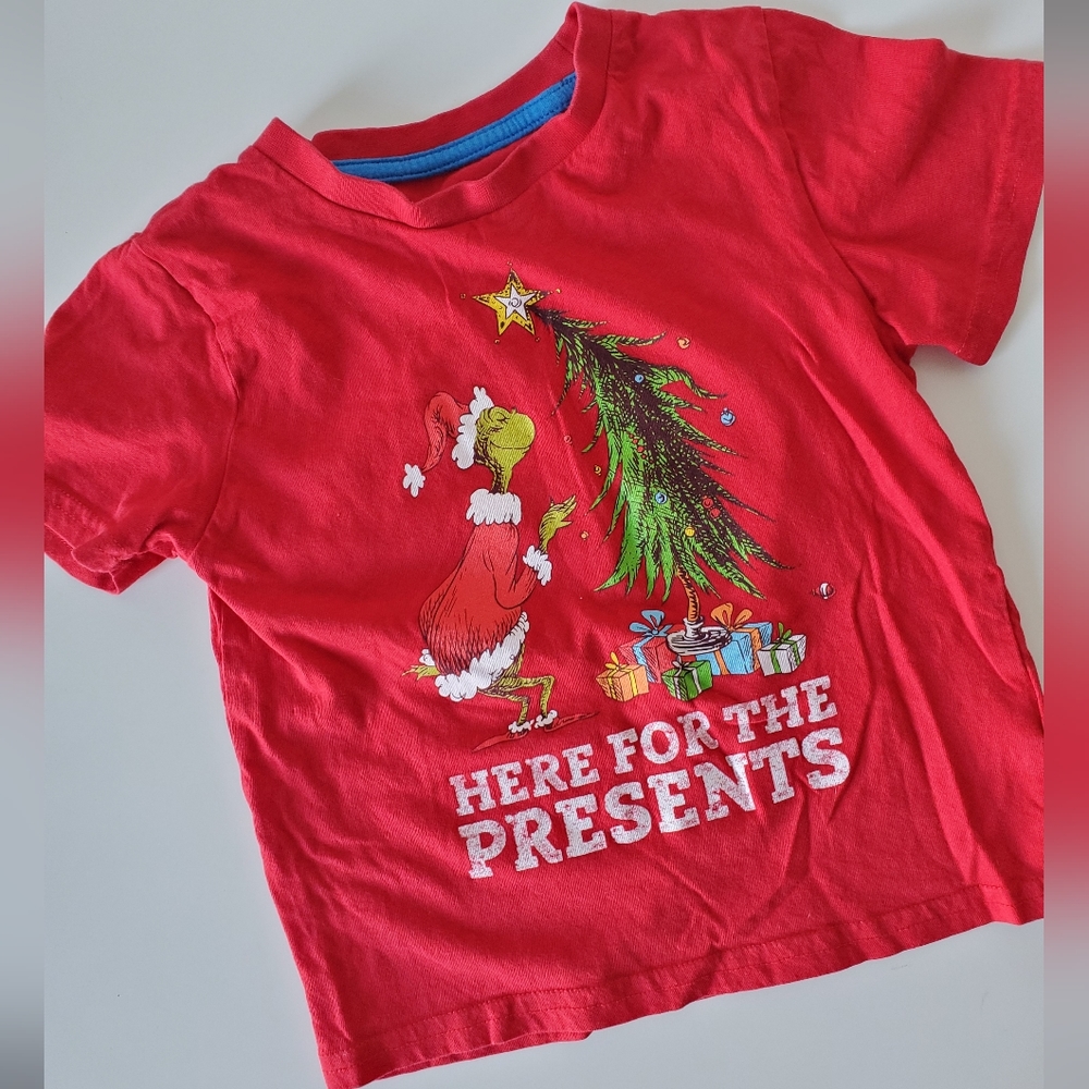 Dr. Seuss The Grinch Christmas Shirt Size 4T